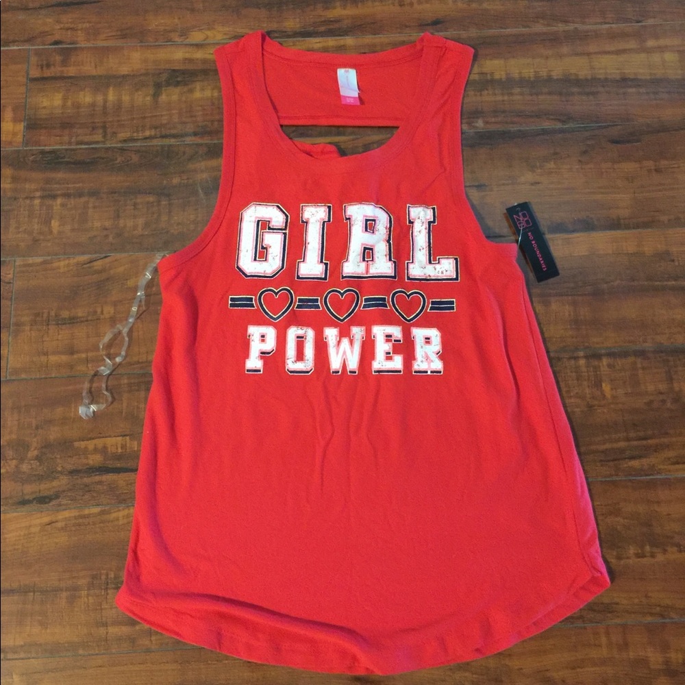 Red summer muscle shirt/ tank top
